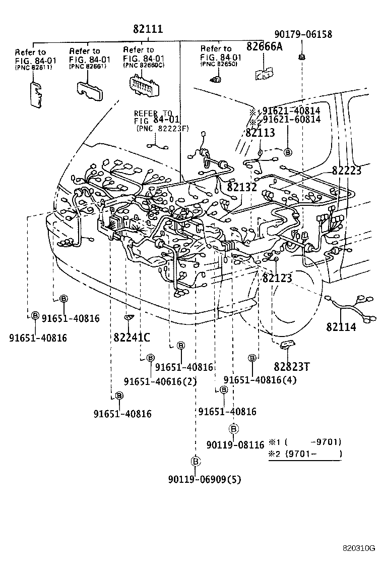 82151-26170 WIRE, FRONT DOOR, RH product image