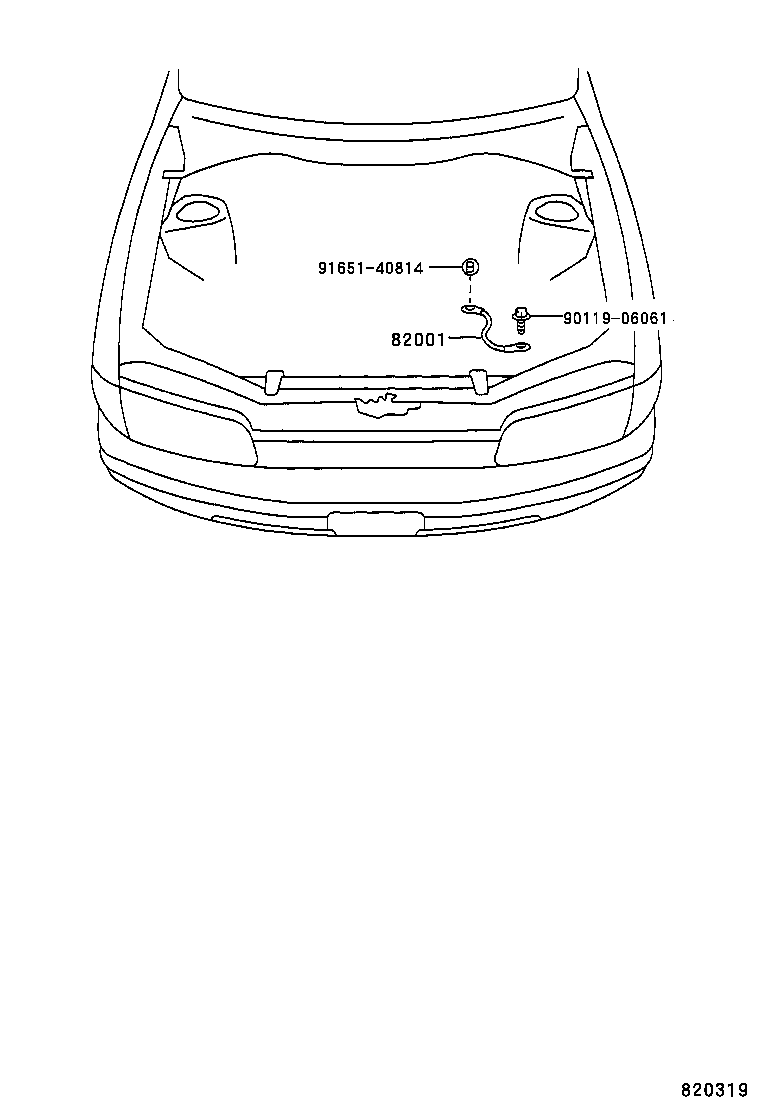 82121-0A080 WIRE, ENGINE product image