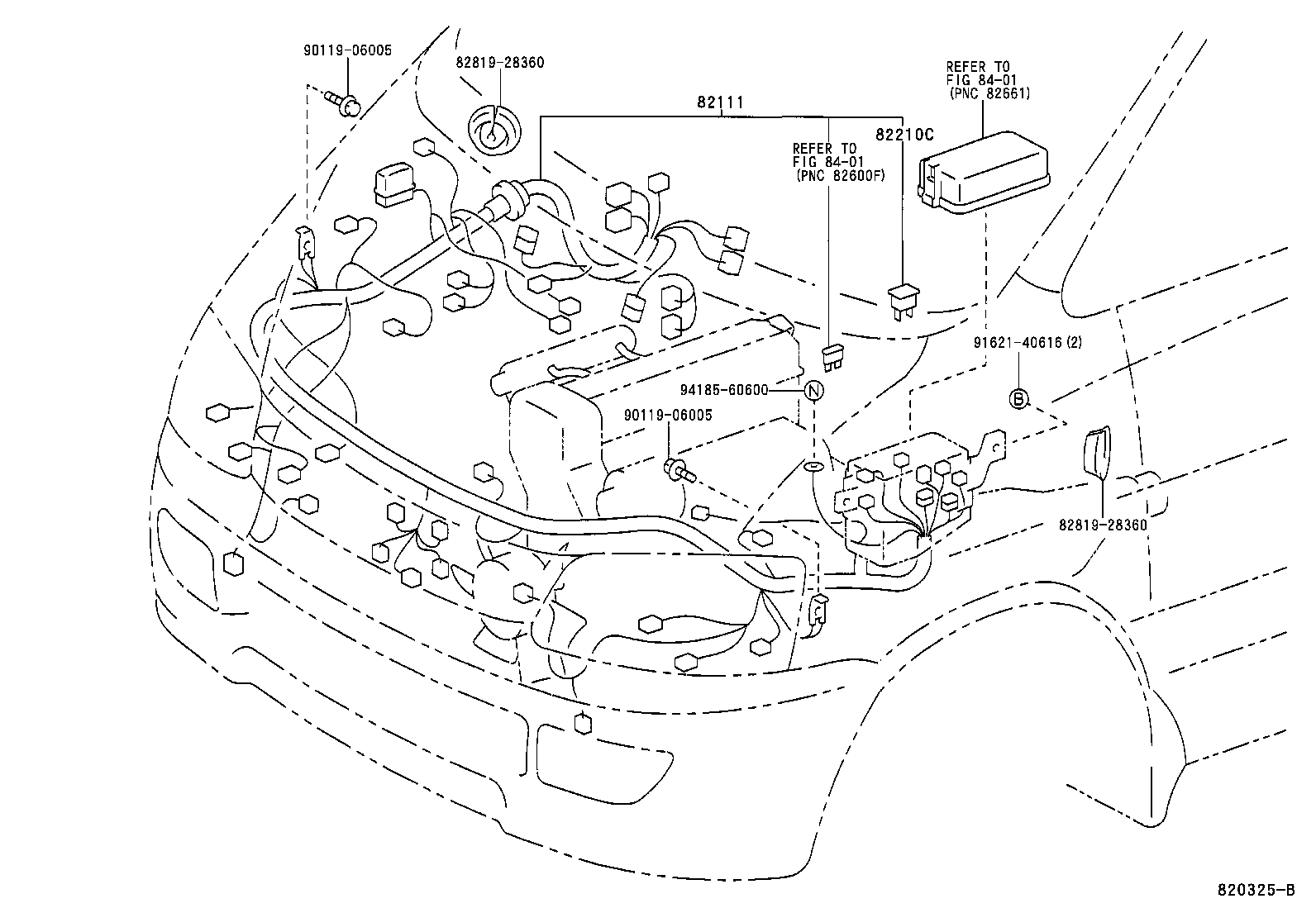82817-28880 PROTECTOR, WIRING HARNESS, NO.2 product image