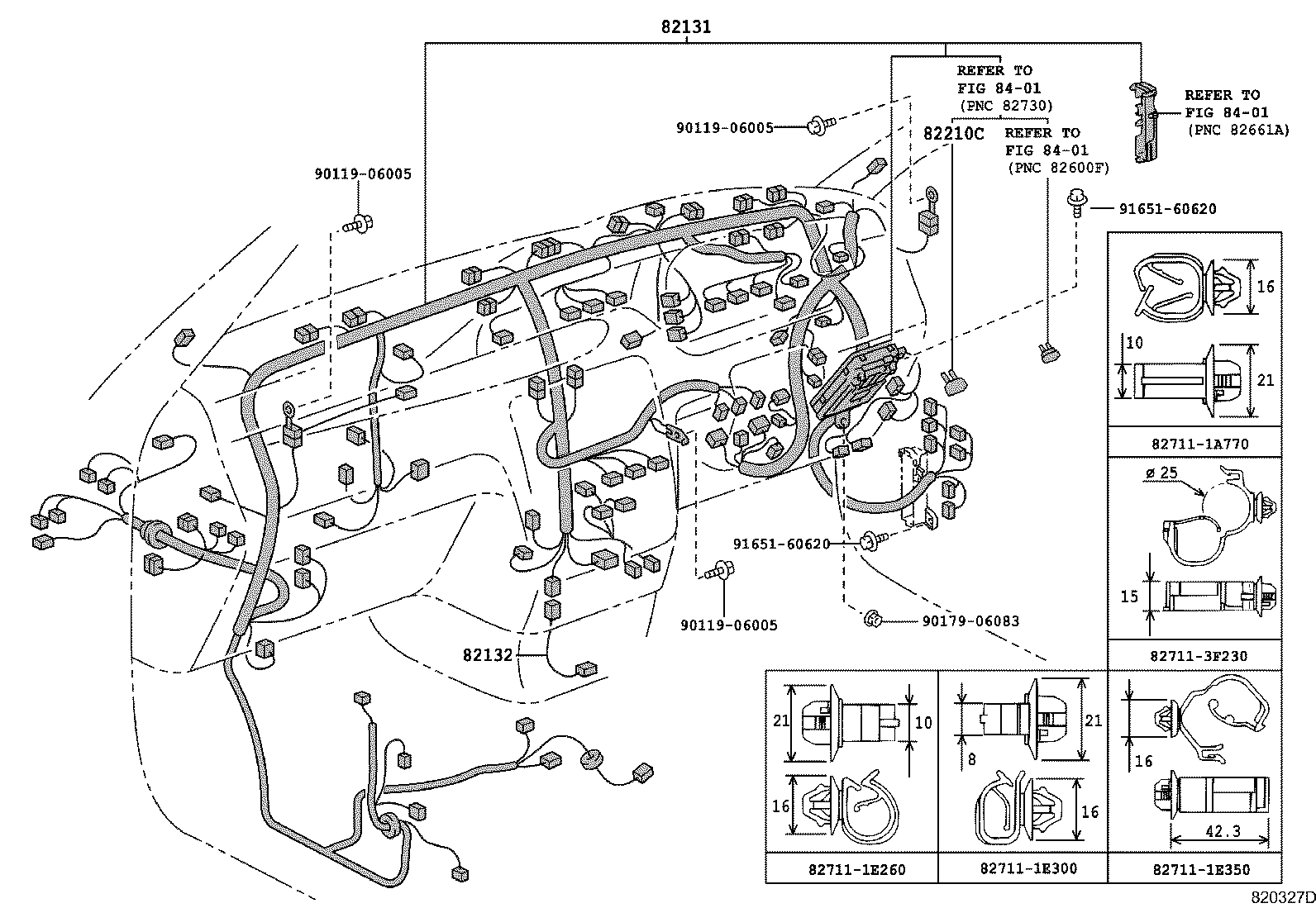 82124-28280 WIRE, ENGINE, NO.4 product image