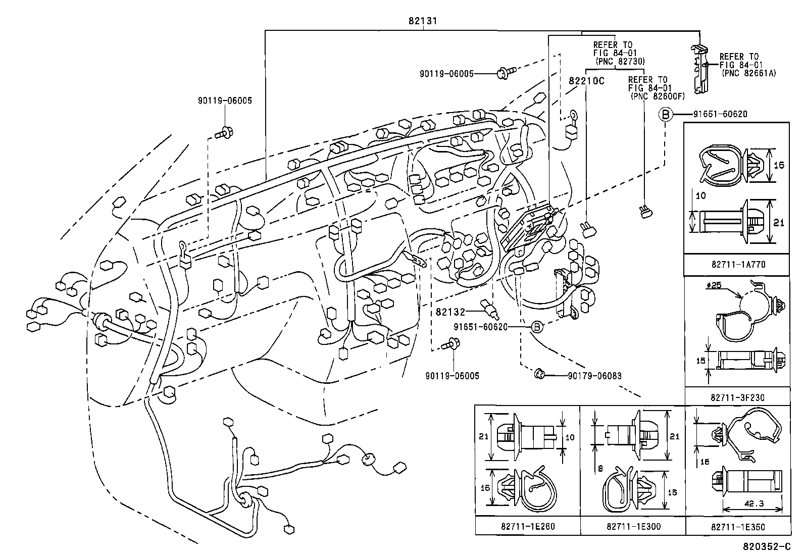 82817-28880 PROTECTOR, WIRING HARNESS, NO.2 product image