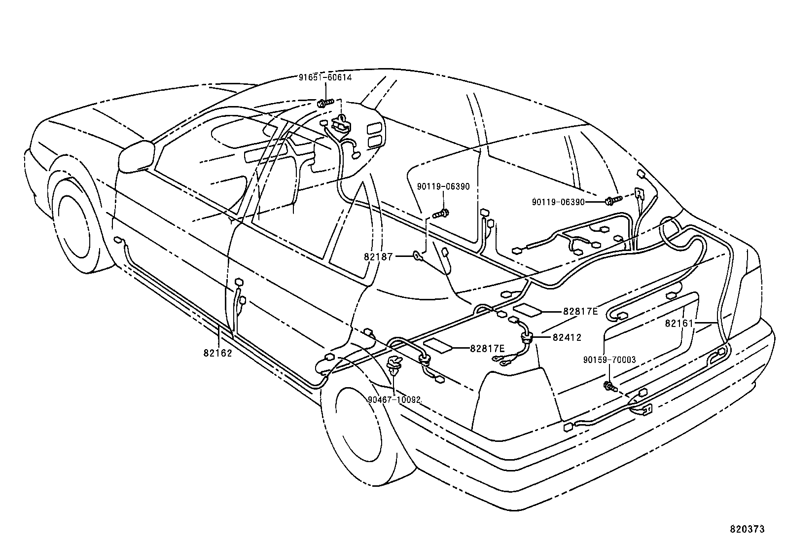 82121-1G201 WIRE, ENGINE product image
