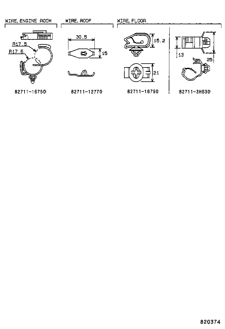 82121-1G253 WIRE, ENGINE product image