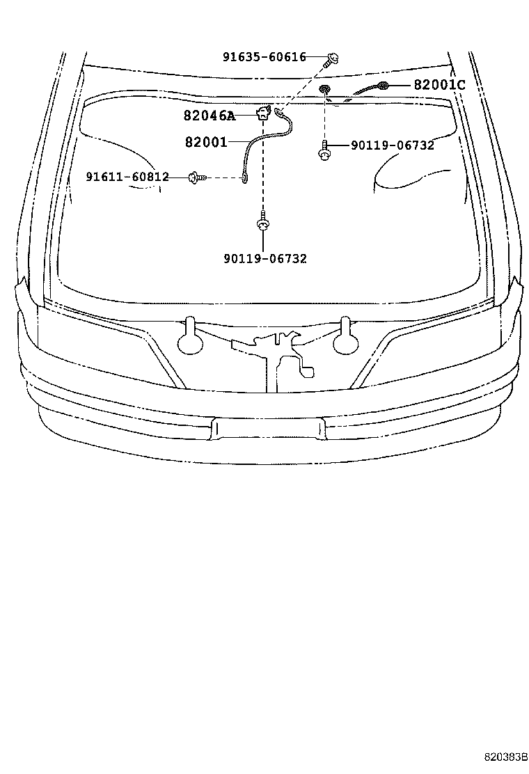 82817-3K160 PROTECTOR, WIRING HARNESS, NO.2 product image