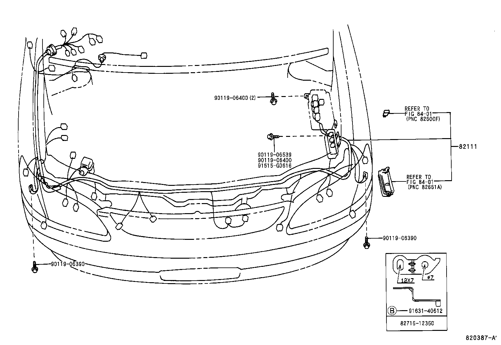 82111-13530 WIRE, ENGINE ROOM MAIN product image
