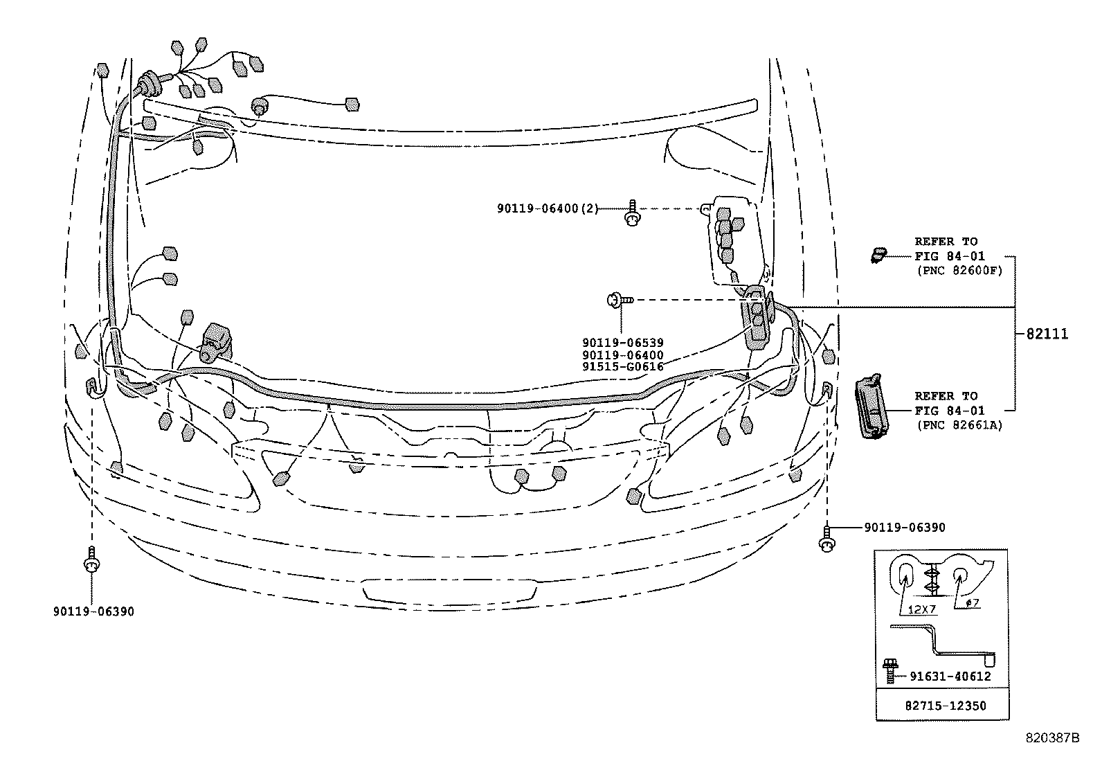 82121-13451 WIRE, ENGINE product image