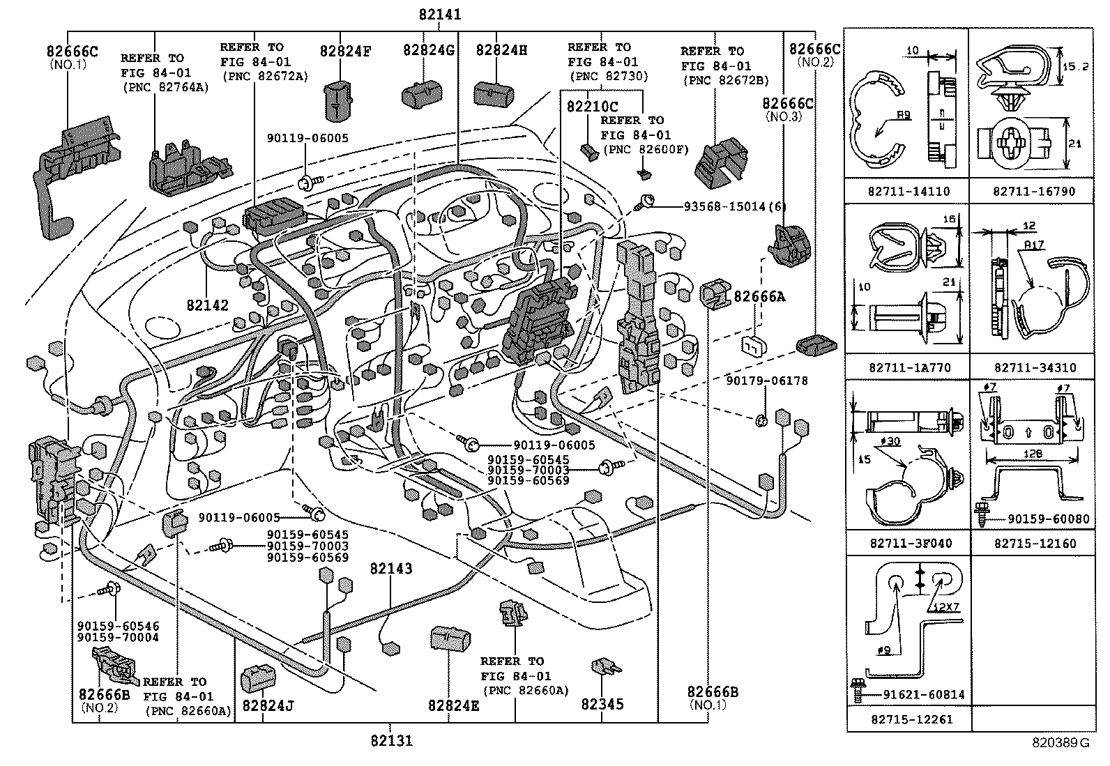 82121-13451 WIRE, ENGINE product image