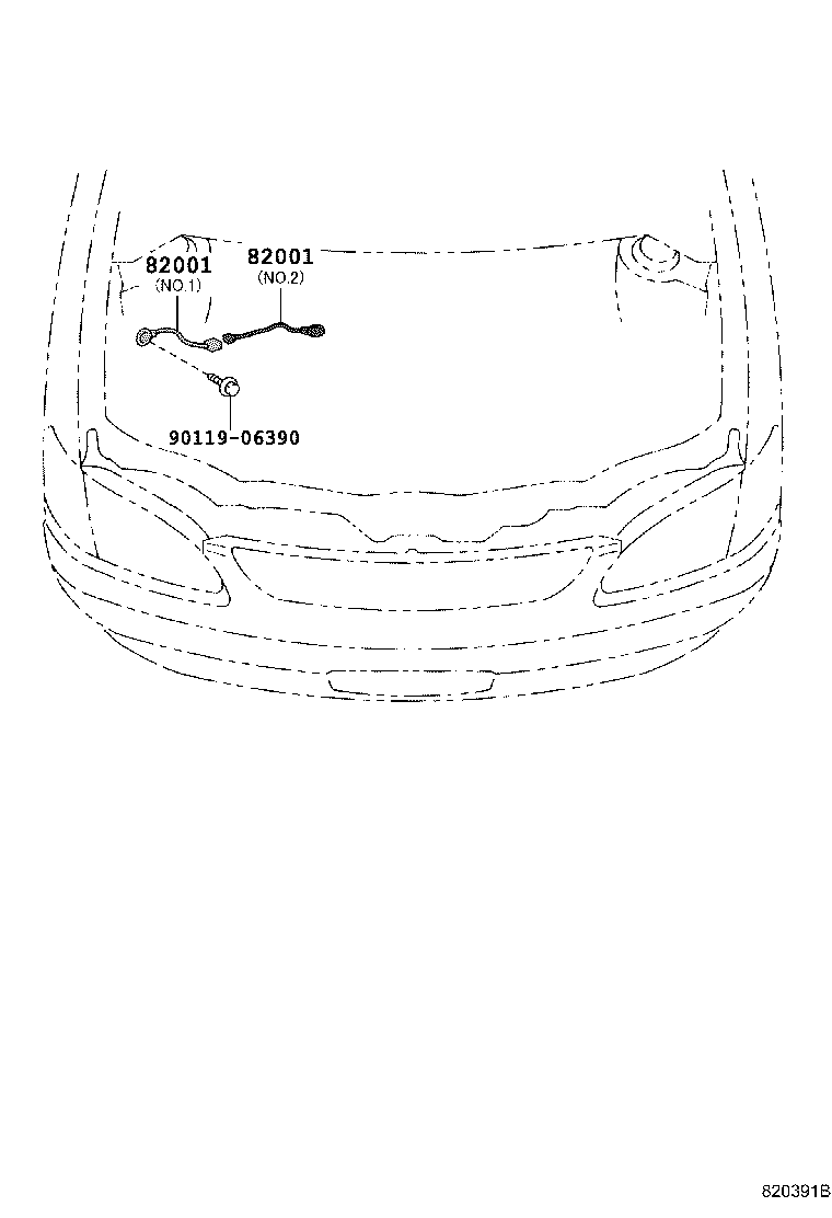 82121-13451 WIRE, ENGINE product image