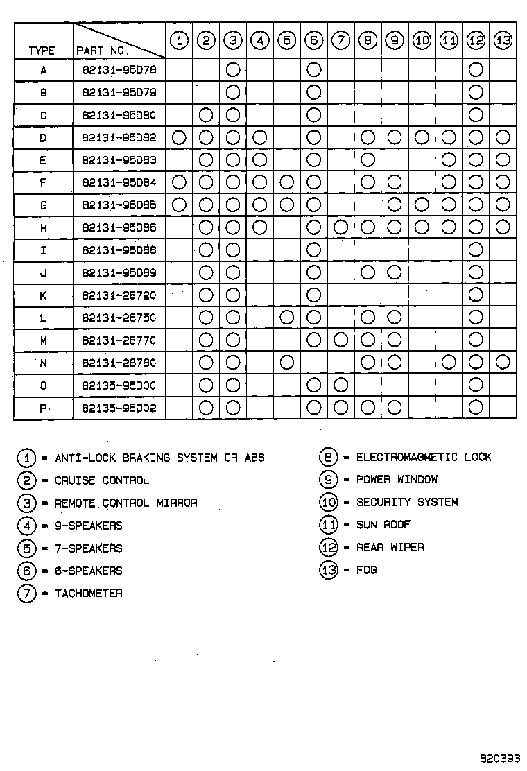 82151-28342 WIRE, FRONT DOOR, RH product image