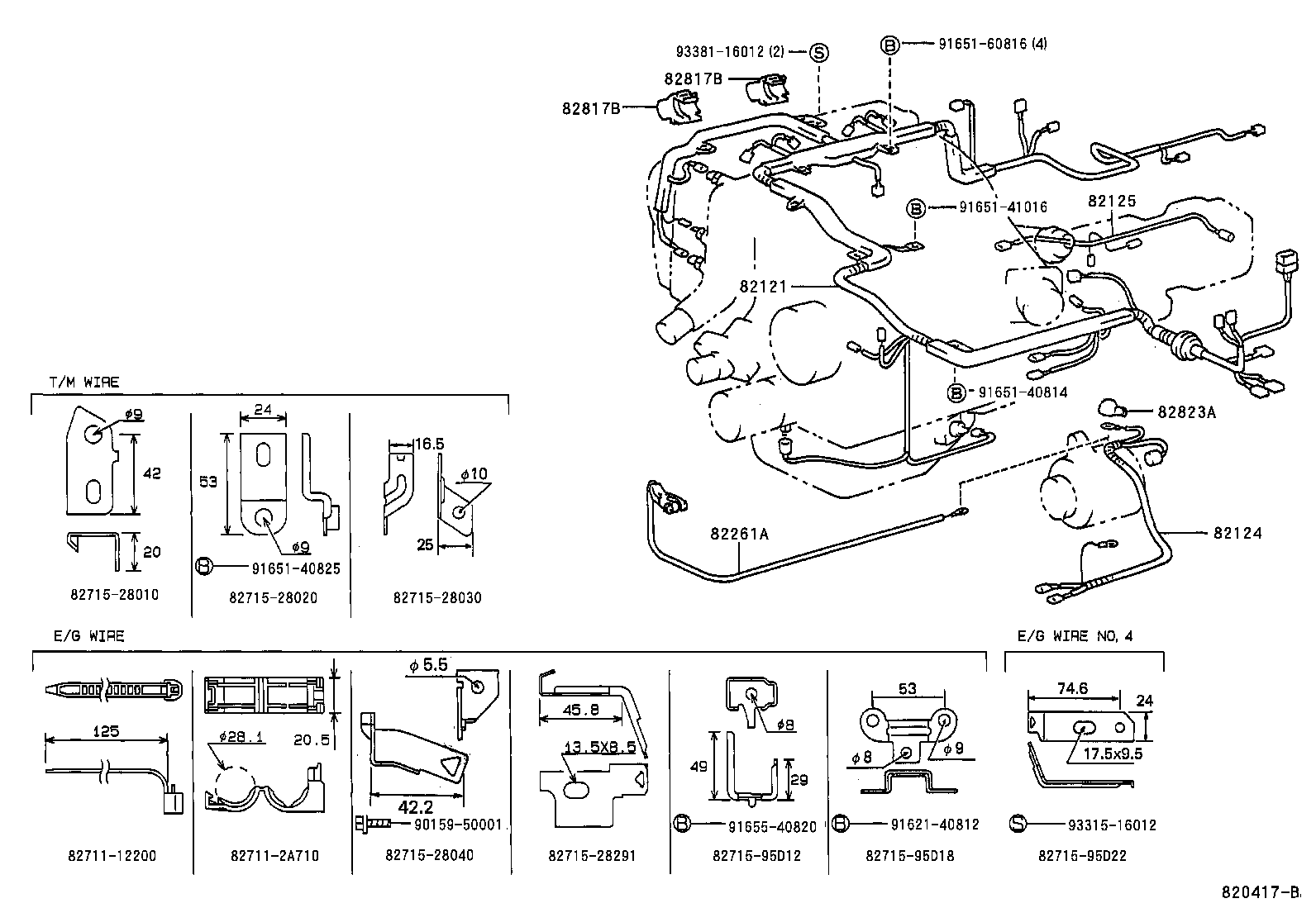 82817-28640 PROTECTOR, WIRING HARNESS, NO.2 product image