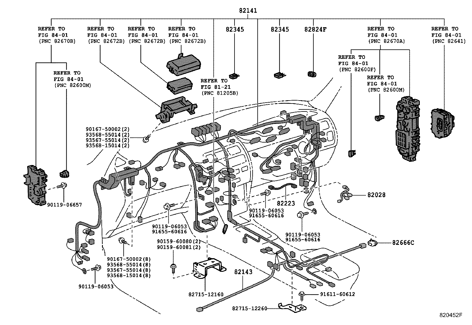 82121-13362 WIRE, ENGINE product image