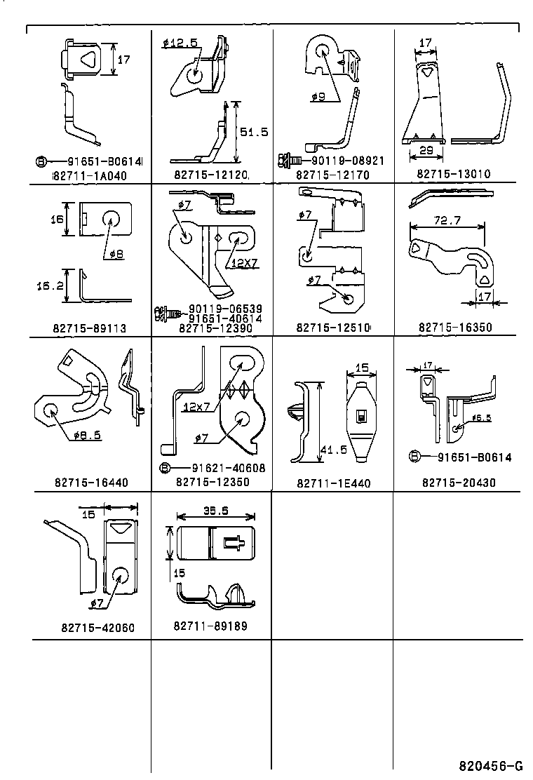 82219-12110 WIRE, SENSOR product image