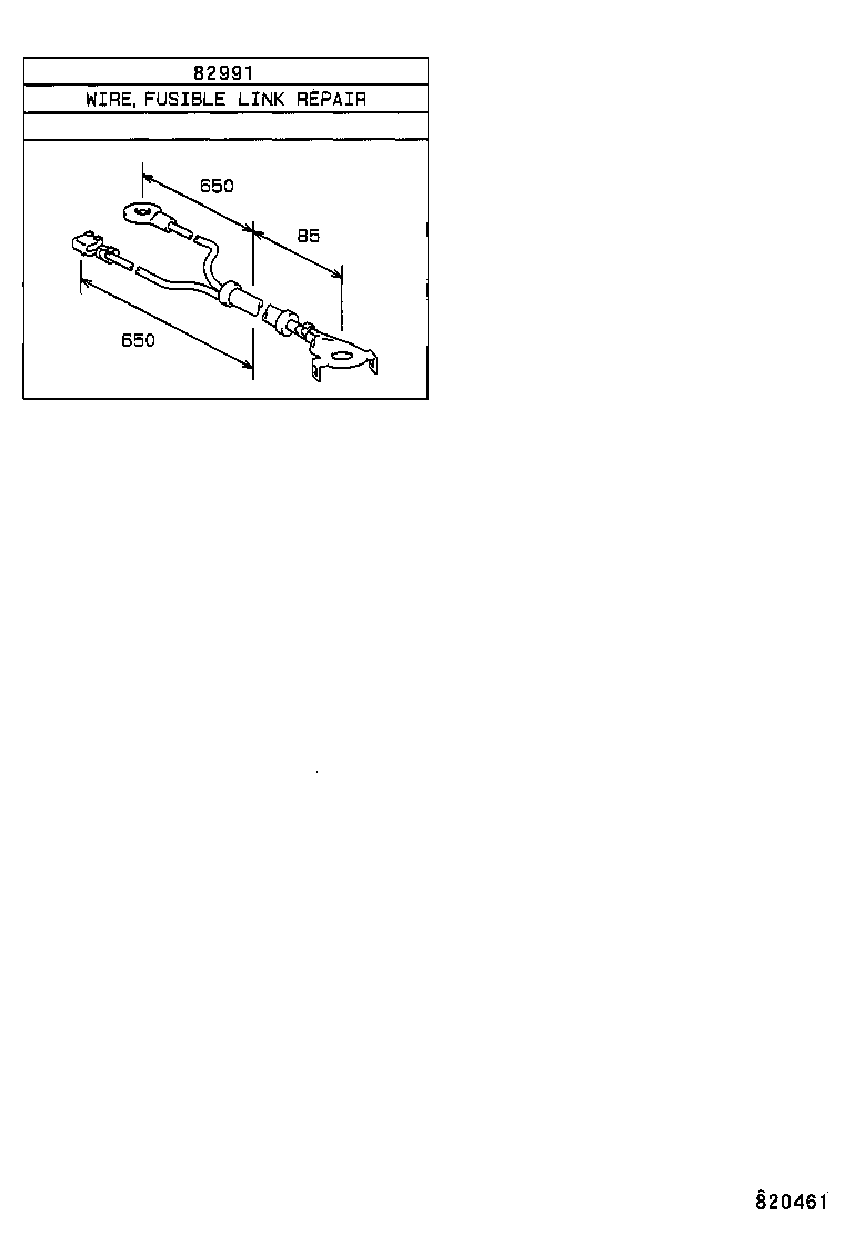 82152-1A032 WIRE, FRONT DOOR, LH product image