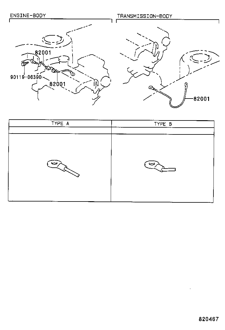 82142-12260 WIRE, INSTRUMENT PANEL, NO.2 product image