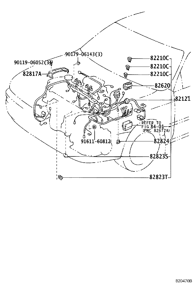 82152-1A032 WIRE, FRONT DOOR, LH product image