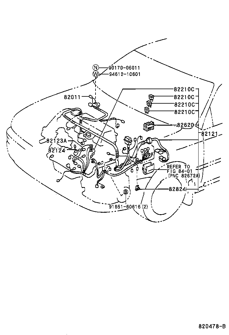 82142-12200 WIRE, INSTRUMENT PANEL, NO.2 product image
