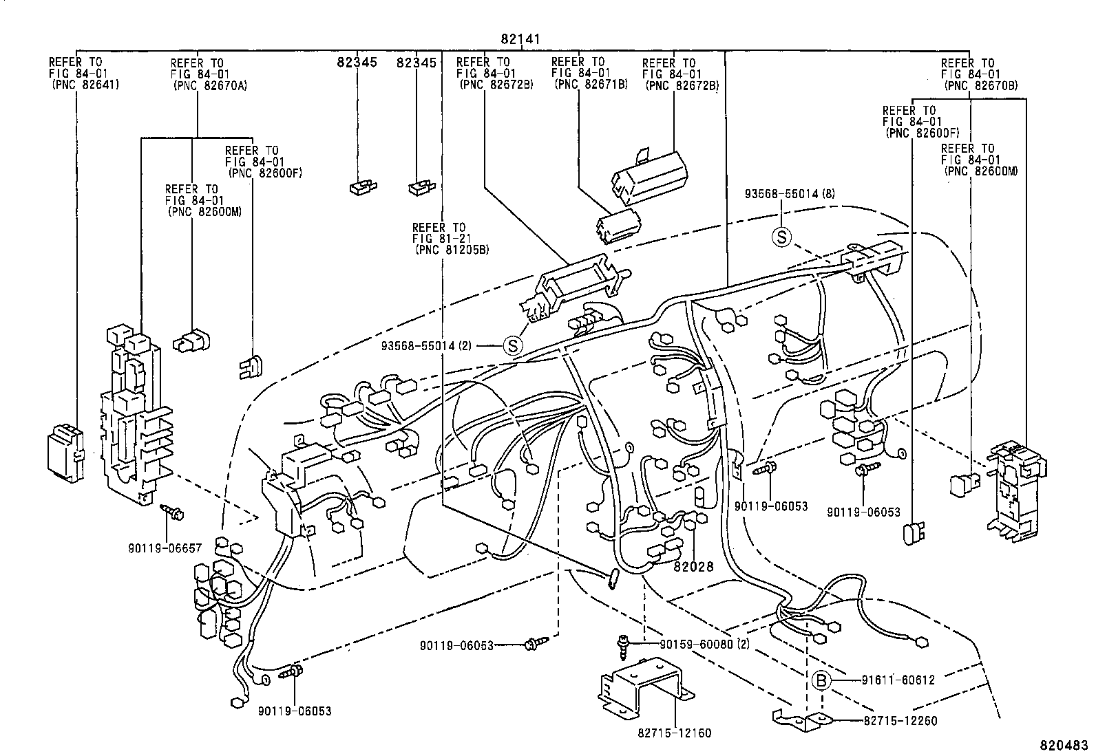 82121-1L890 WIRE, ENGINE product image
