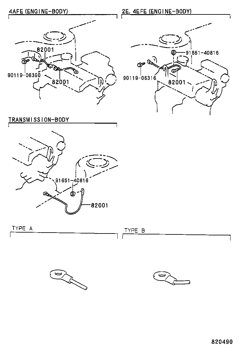 82011-12020 WIRING ASSY, BRAKE WARNING SYSTEM product image