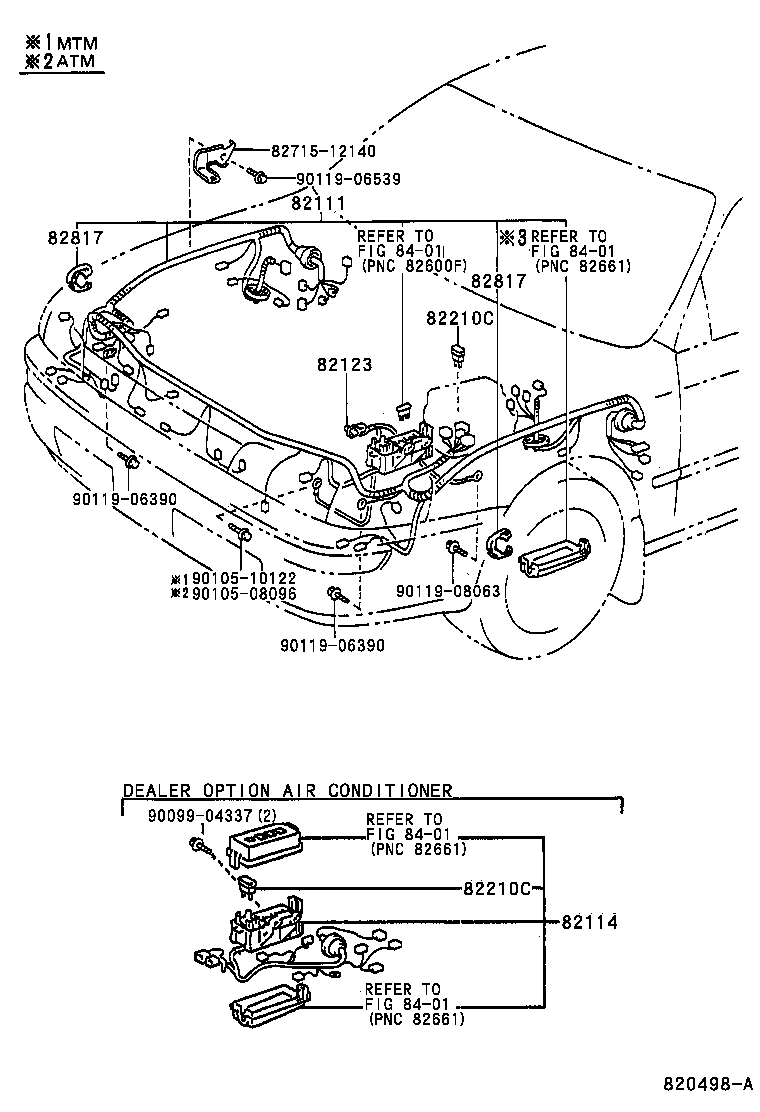 82011-12020 WIRING ASSY, BRAKE WARNING SYSTEM product image