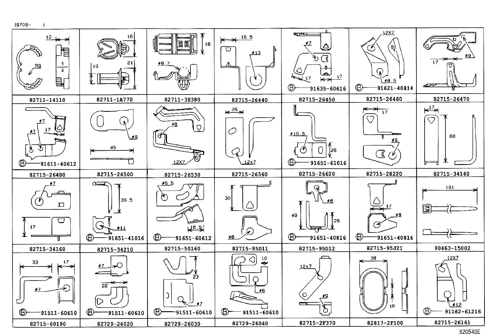82120-26050 HARNESS ASSY, FRONT END WIRE product image