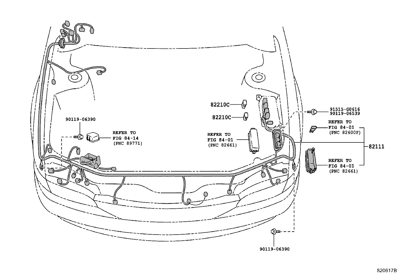 82121-1L321 WIRE, ENGINE product image