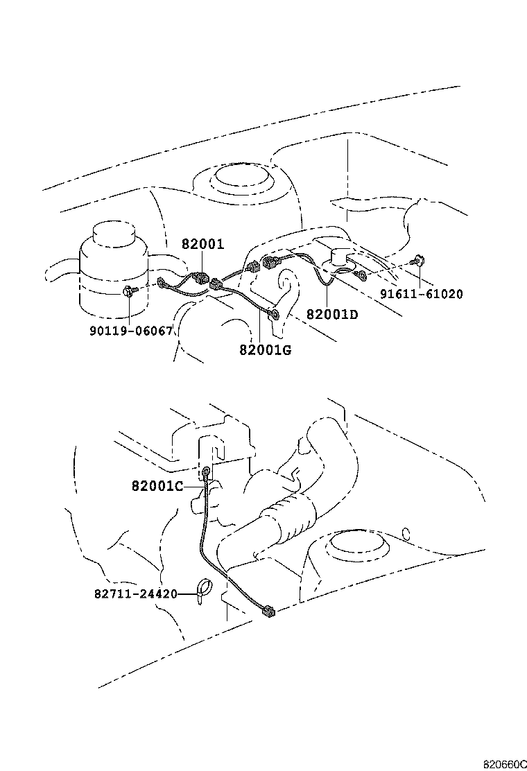 82151-33711 WIRE, FRONT DOOR, RH product image