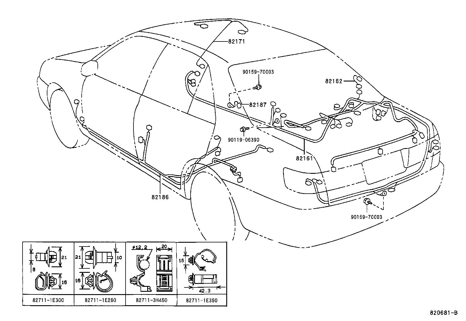 82111-2L290 WIRE, ENGINE ROOM MAIN product image