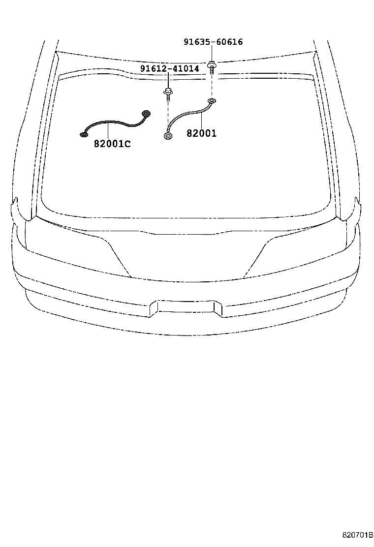 82123-22240 WIRE, ENGINE, NO.3 product image
