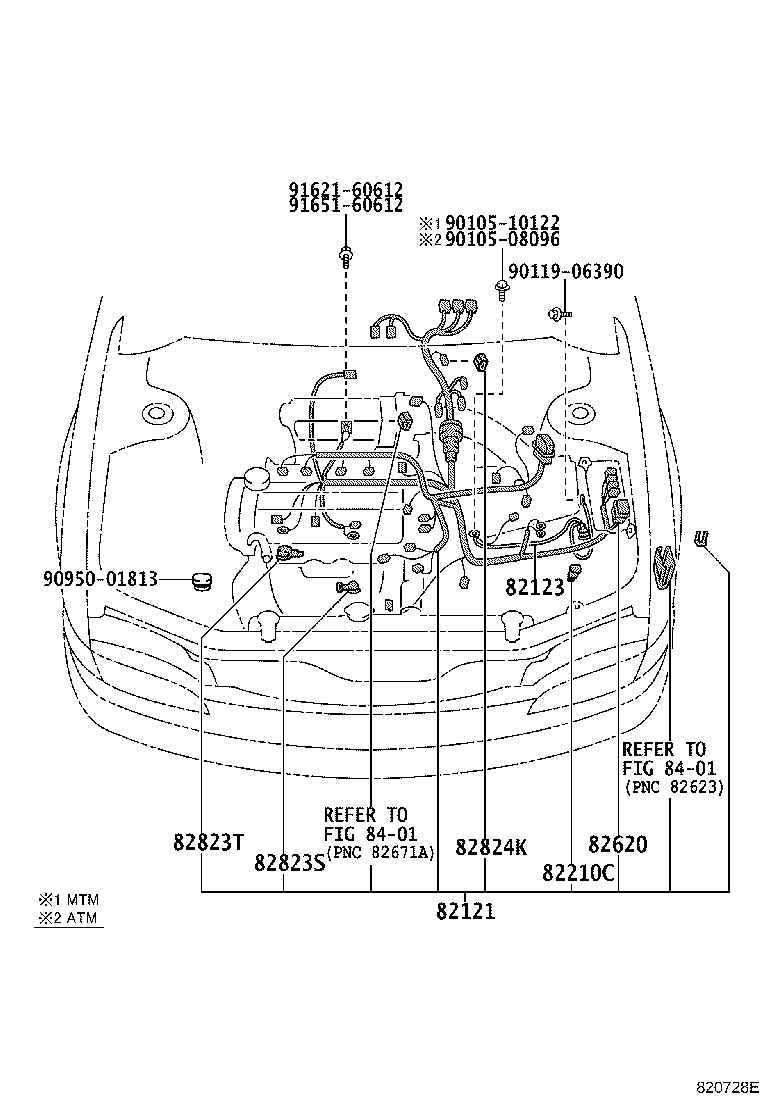 82121-1L321 WIRE, ENGINE product image