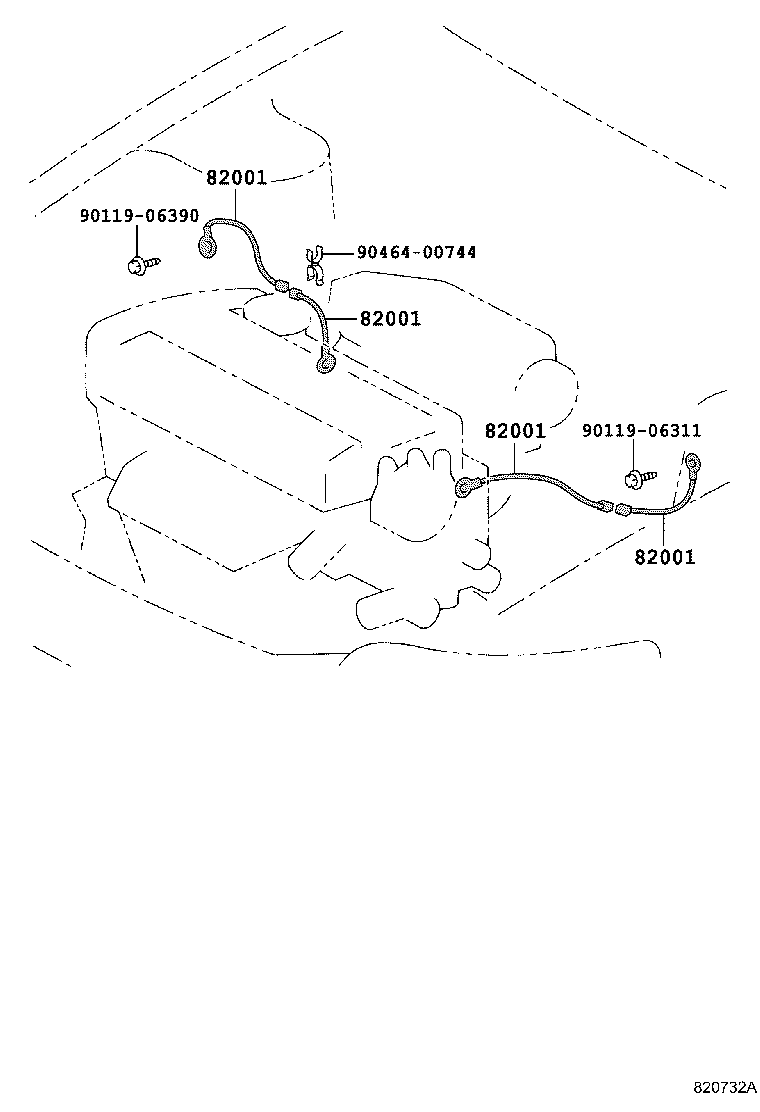 82121-1N670 WIRE, ENGINE product image