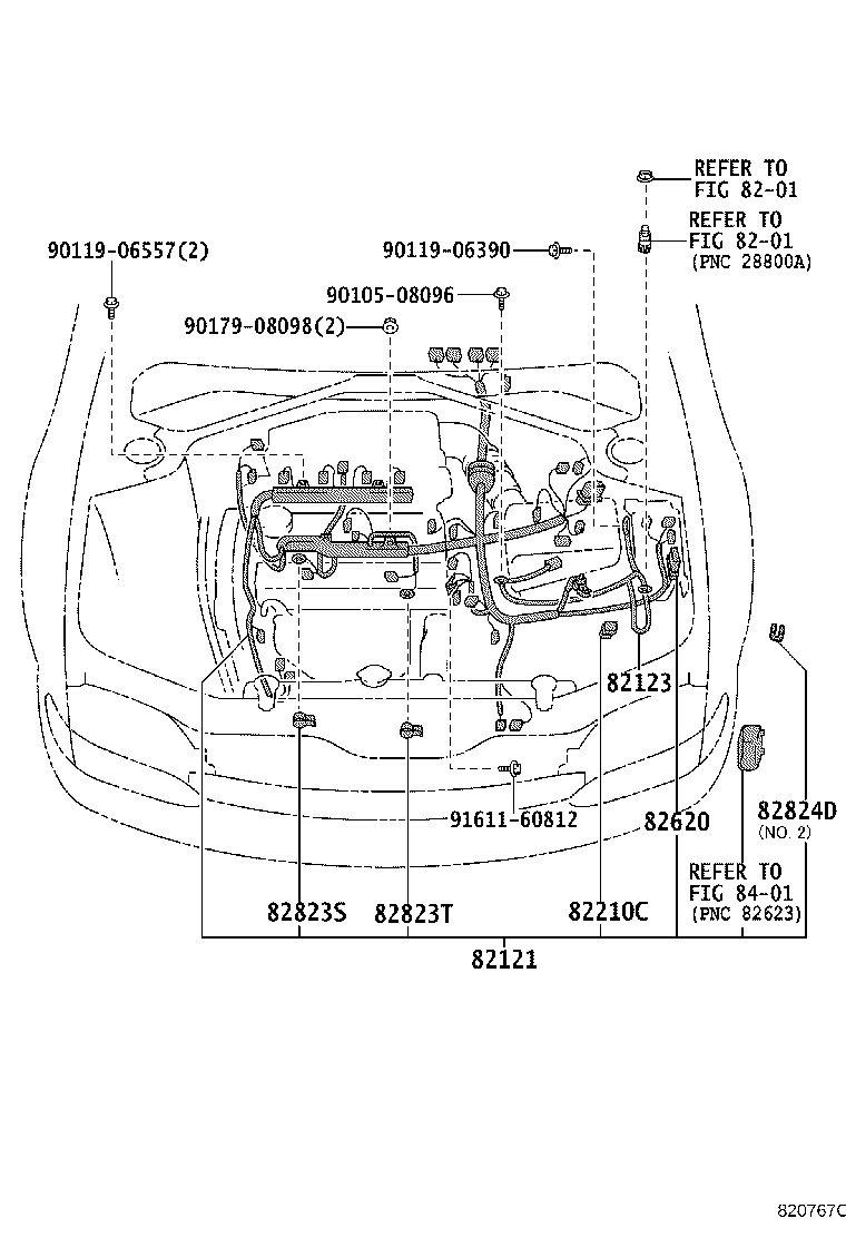 82121-1N670 WIRE, ENGINE product image