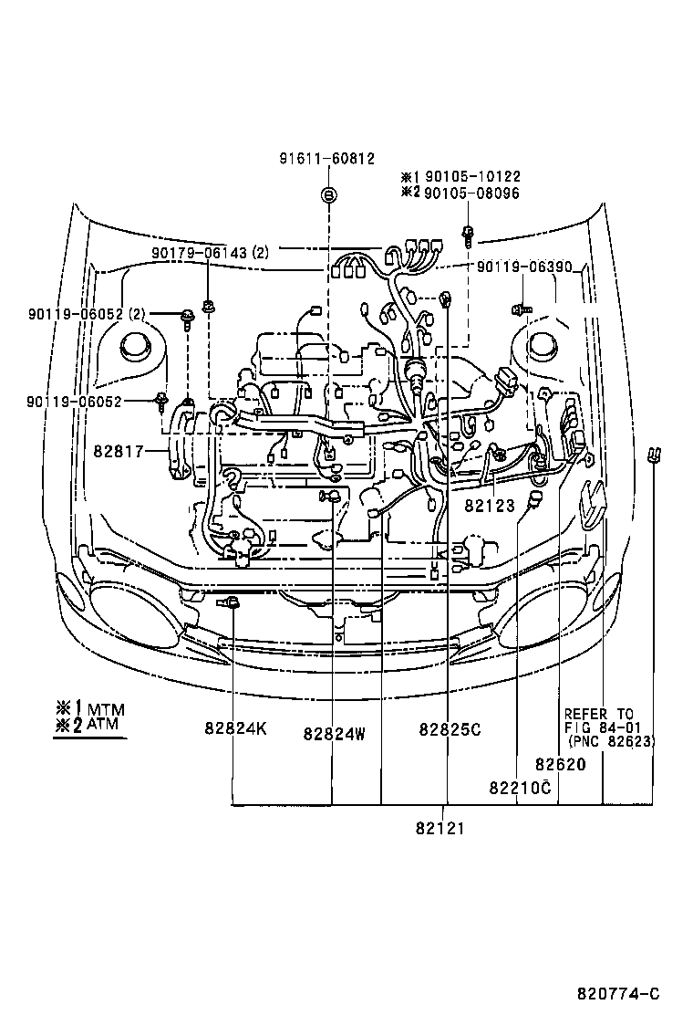 82817-1A690 PROTECTOR, WIRING HARNESS, NO.2 product image