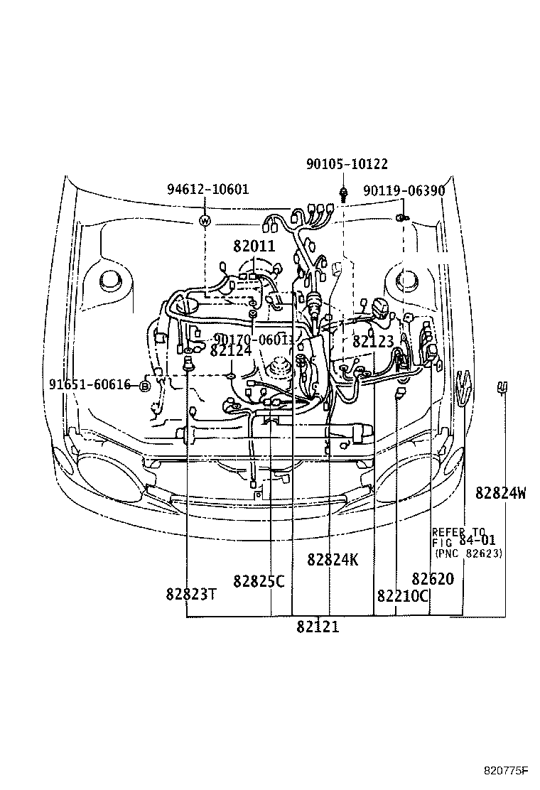 82817-1A690 PROTECTOR, WIRING HARNESS, NO.2 product image