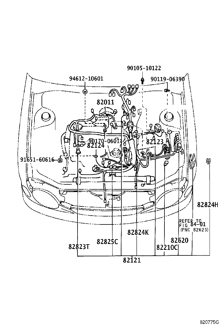 82121-02401 WIRE, ENGINE product image