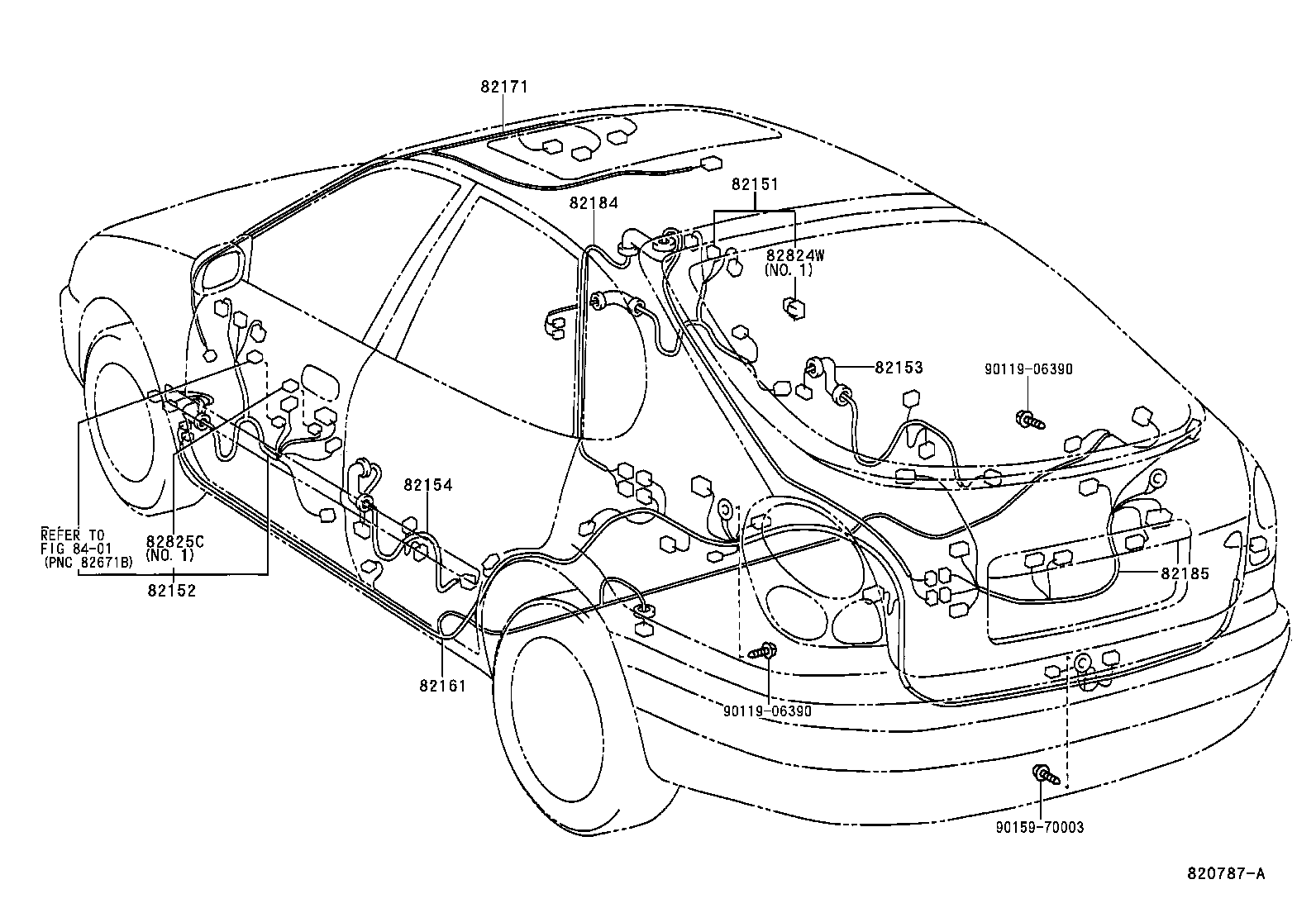 82121-02401 WIRE, ENGINE product image