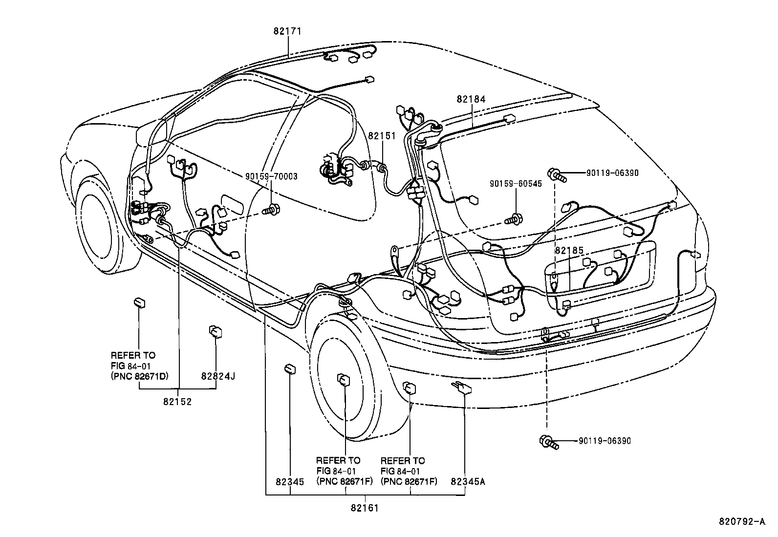 82121-02401 WIRE, ENGINE product image