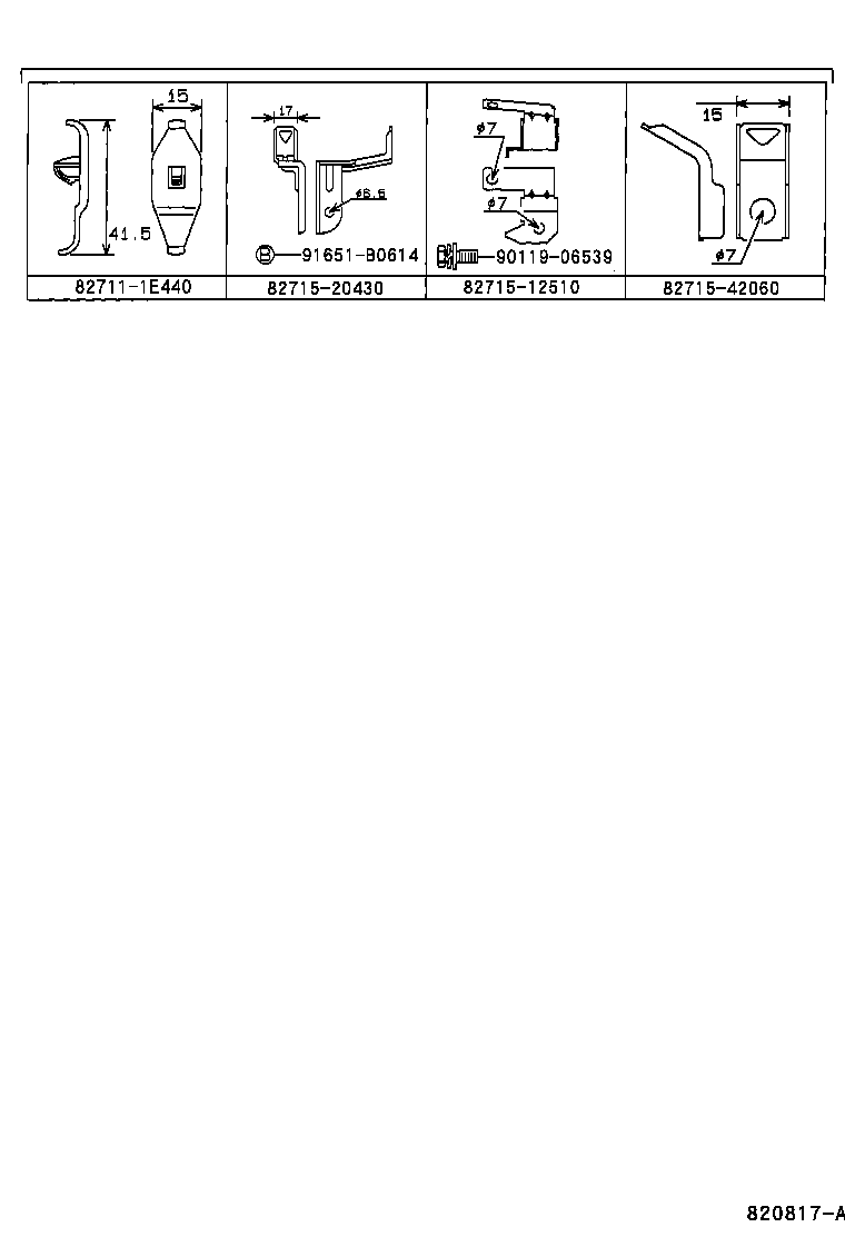 82121-1L321 WIRE, ENGINE product image