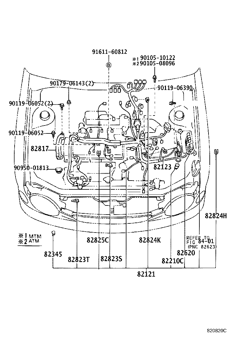 82121-02401 WIRE, ENGINE product image