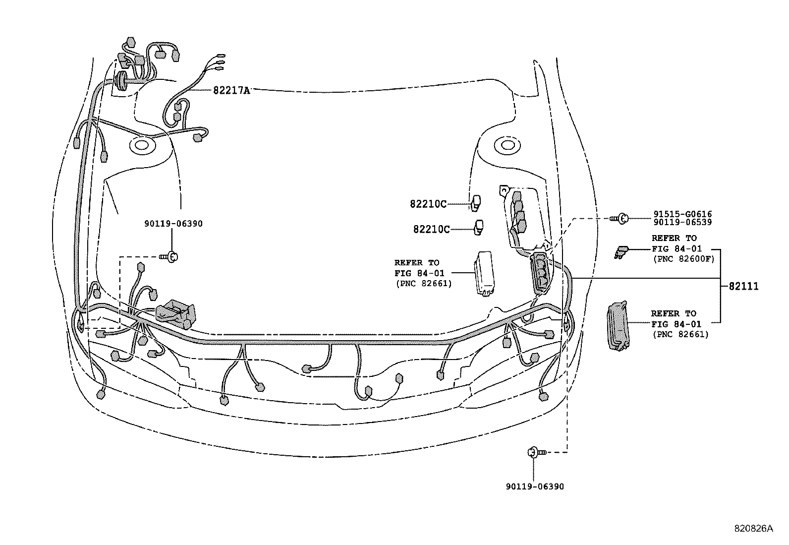 82121-1N670 WIRE, ENGINE product image