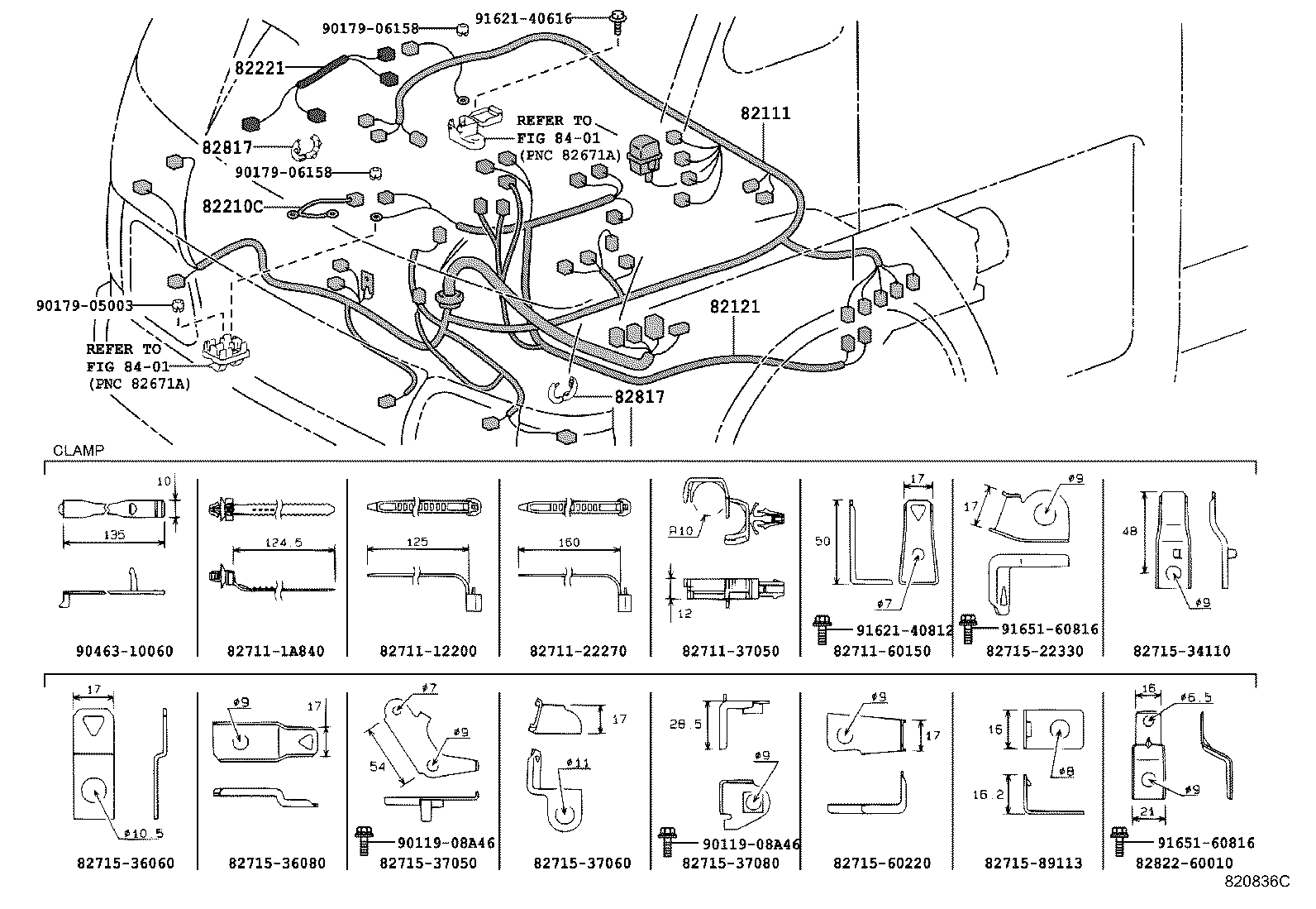 82151-25090 WIRE, FRONT DOOR, RH product image