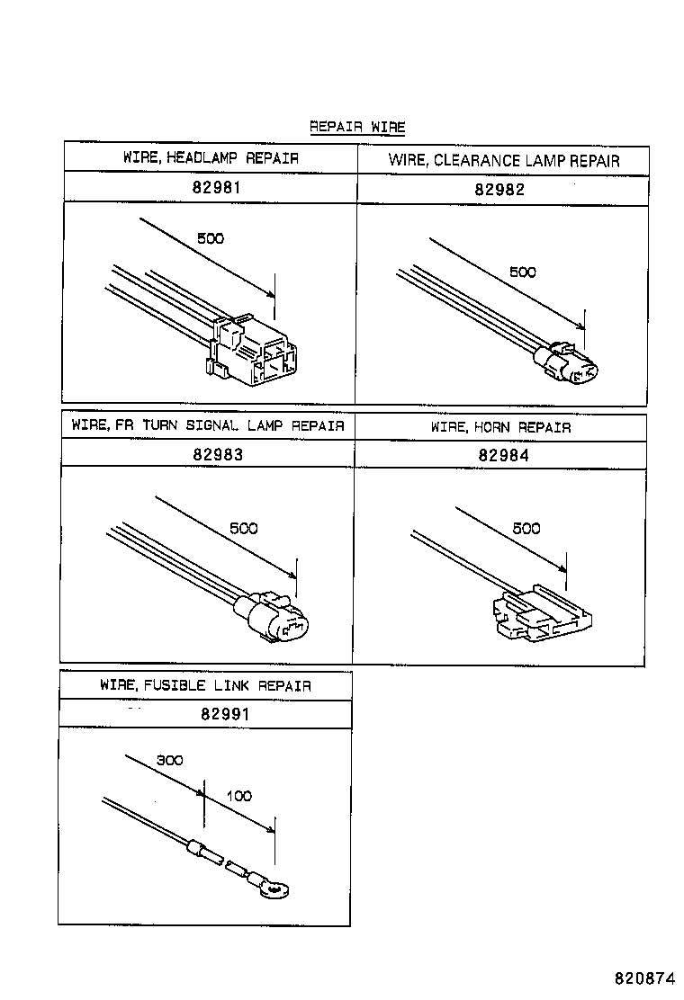 82121-1C032 WIRE, ENGINE product image