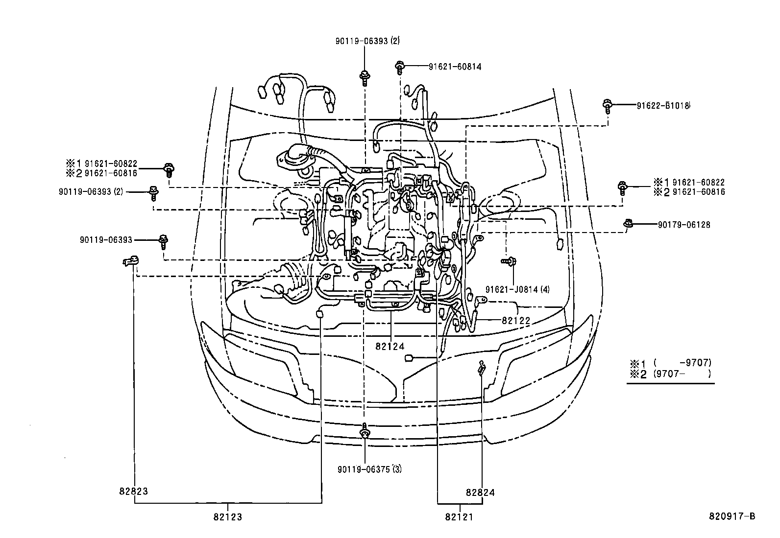 82191-50080 WIRE, FRONT SEAT, RH product image