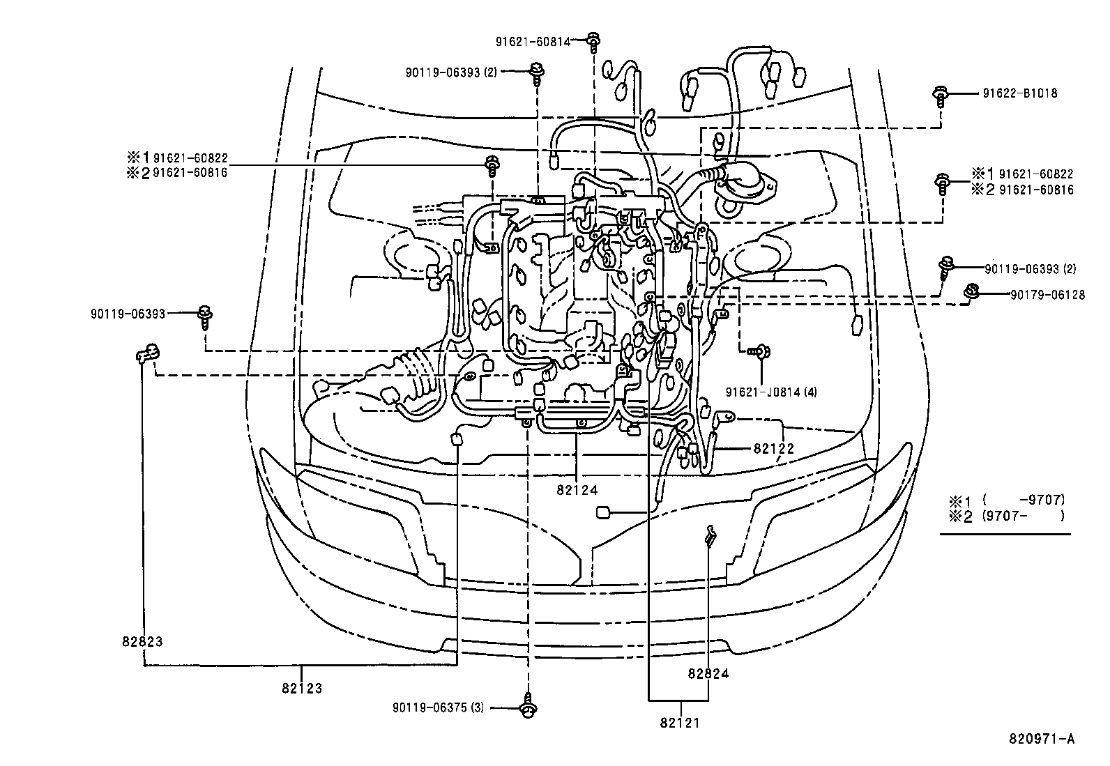 82191-50080 WIRE, FRONT SEAT, RH product image