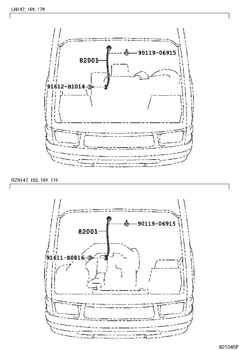82122-3D030 WIRE, ENGINE, NO.2 product image