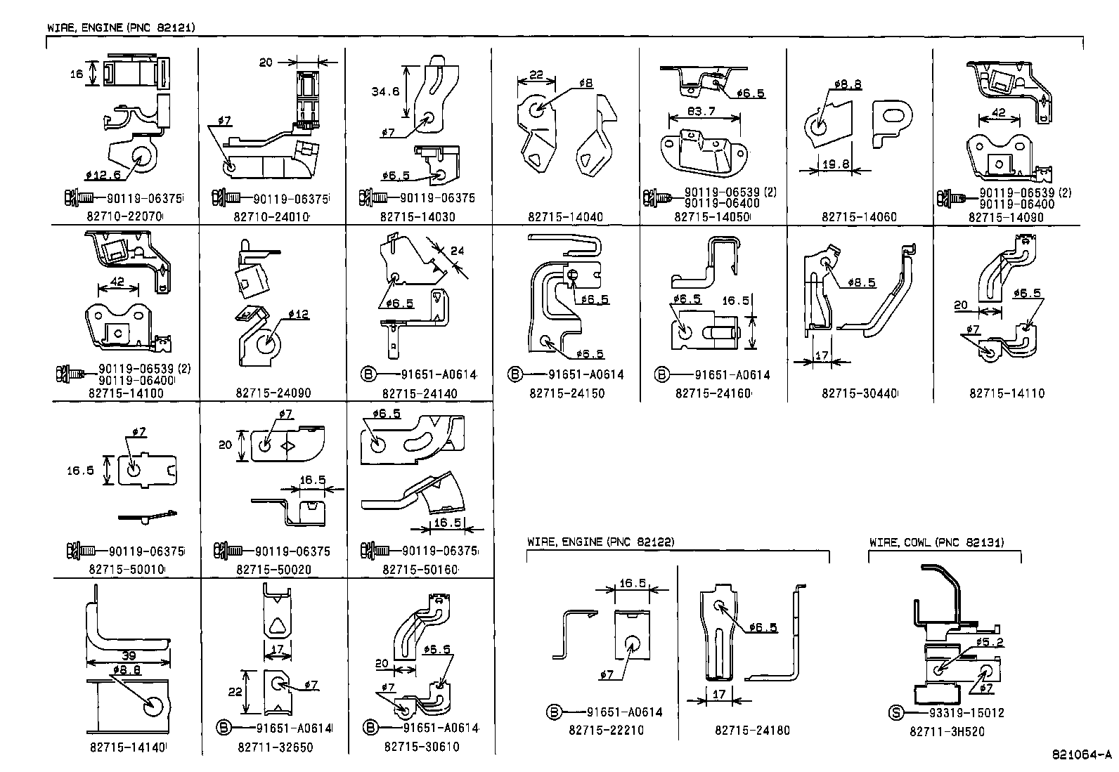 82121-14811 WIRE, ENGINE product image
