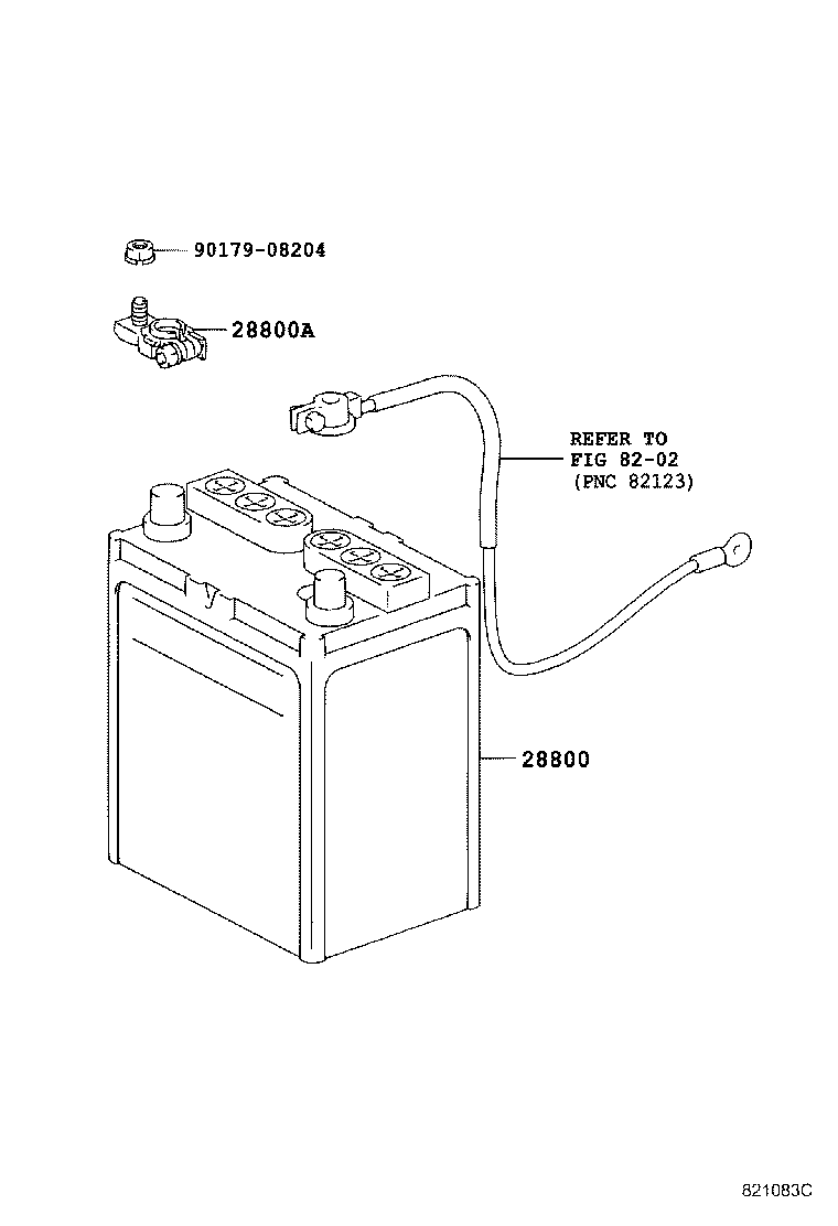 Toyota G3830-42030 PLUG ASSY, ELECTRIC VEHICLE BATTERY