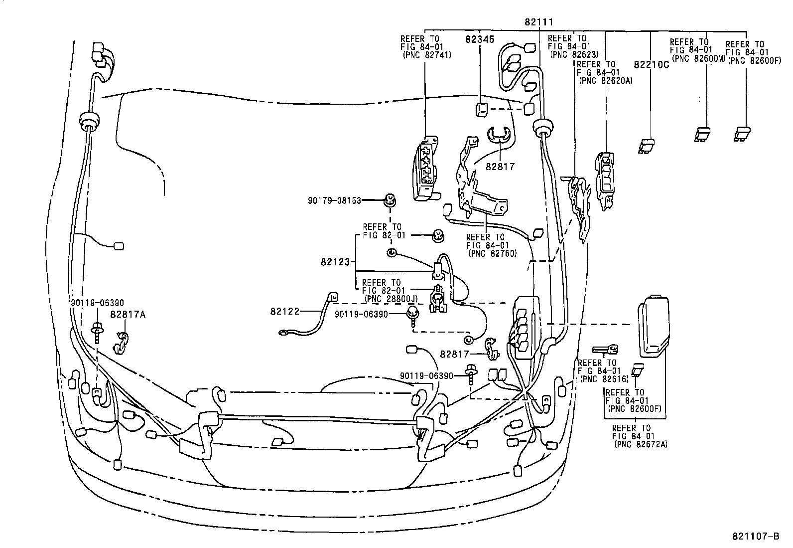 82121-07041 WIRE, ENGINE product image
