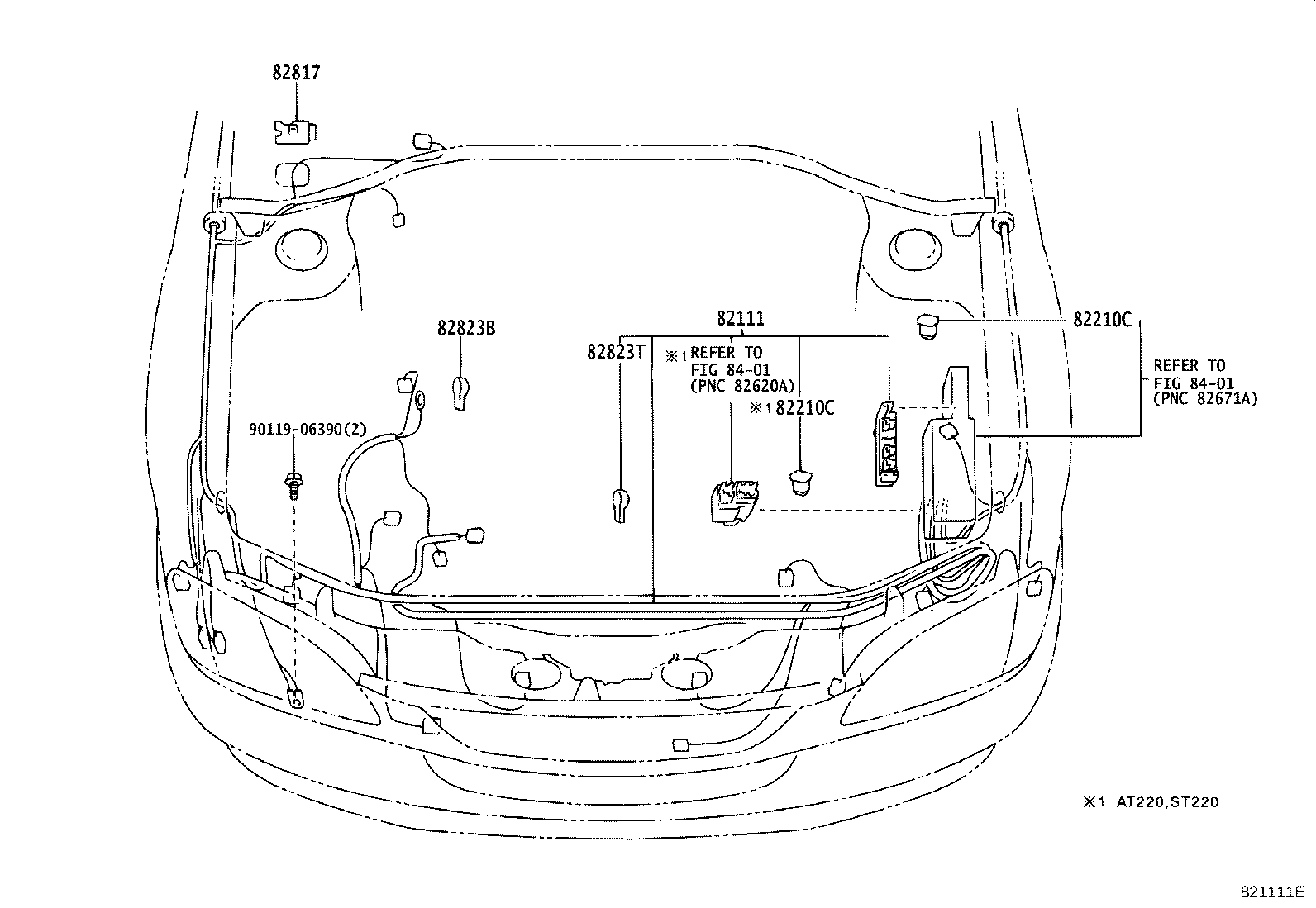 82121-05320 WIRE, ENGINE product image
