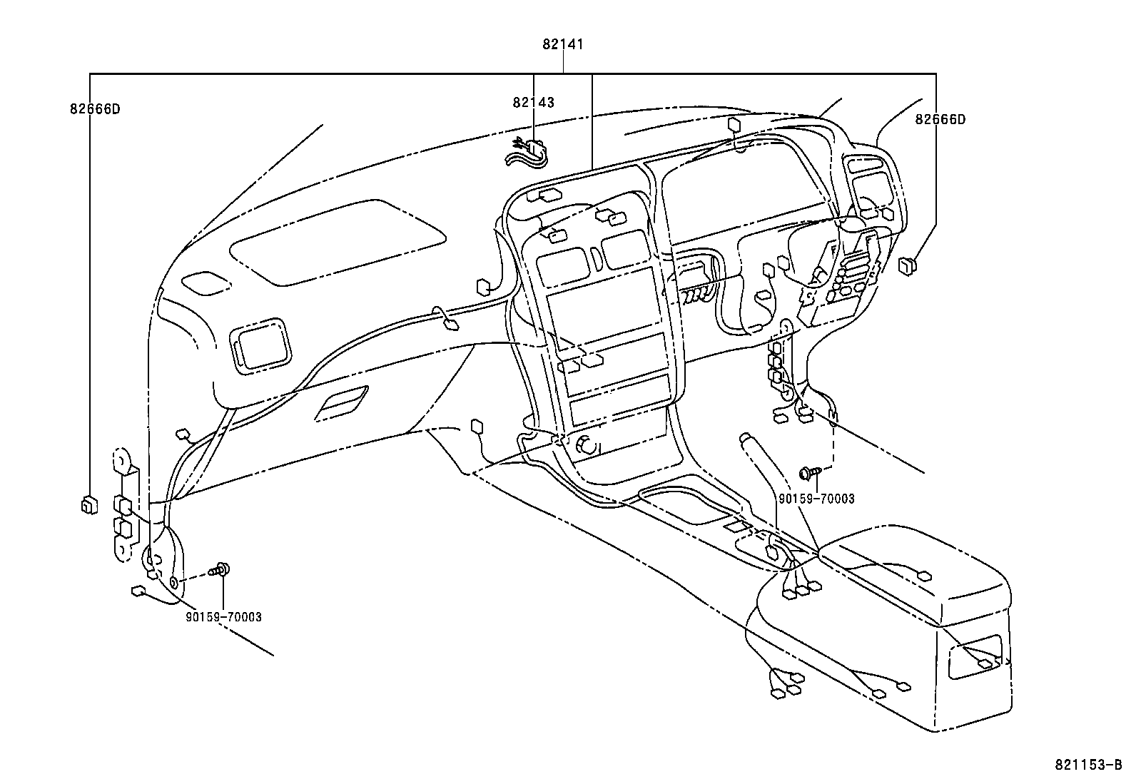82122-05010 WIRE, ENGINE, NO.2 product image
