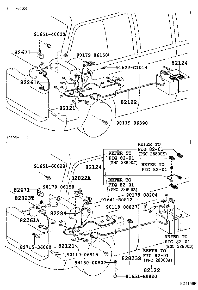 82142-36014 WIRE, INSTRUMENT PANEL, NO.2 product image